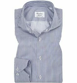 Blitzangebot 🥰 Stenströms Fitted Body 660111/3365/122 Hemd, Twill, Blau-weiß gestreift, Marine-weiß ✨