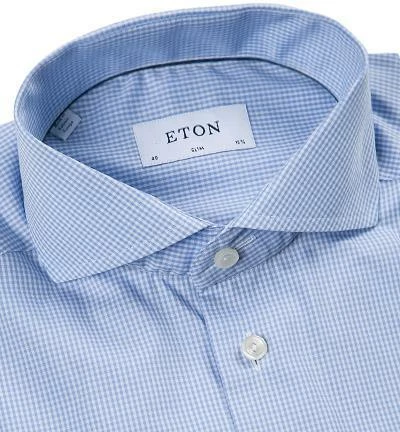 Top 10 😉 ETON Slim fit Hai 2538/73511/23 Hemd, Popeline, Hellblau-weiß kariert, Hellblau ✨ 2 Top 10 😉 ETON Slim fit Hai 2538/73511/23 Hemd, Popeline, Hellblau-weiß kariert, Hellblau ✨ – Bild 2