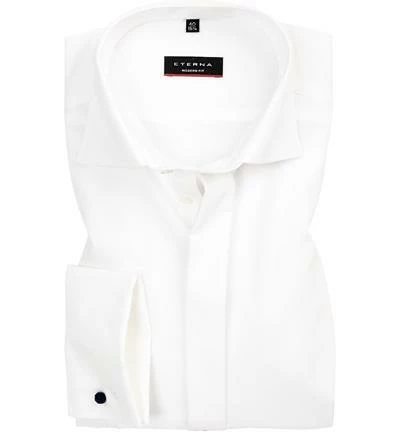 Budget 😉 ETERNA modern fit 8500/X367/21 Hemd, Baumwolle, Creme, Wollweiß 👍 1 Budget 😉 ETERNA modern fit 8500/X367/21 Hemd, Baumwolle, Creme, Wollweiß 👍