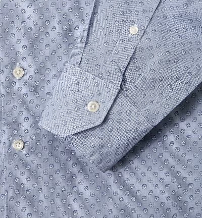 Brandneu 🎉 RENÉ LEZARD Hemd 62/07/X623W/2480/575 Shaped Fit, Popeline, Marine-weiß floral, Navy blue ✔️ 3 Brandneu 🎉 RENÉ LEZARD Hemd 62/07/X623W/2480/575 Shaped Fit, Popeline, Marine-weiß floral, Navy blue ✔️ – Bild 3