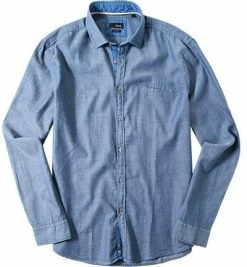 Brandneu ✨ CINQUE Hemd Cispuky plus 9036/7333/67 Slim Fit, Baumwolle, 👖 Jeansblau meliert, Blau 🥰