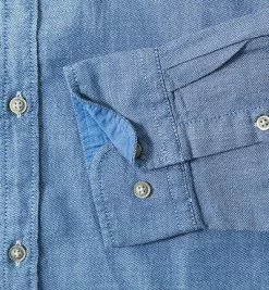 Brandneu ✨ CINQUE Hemd Cispuky plus 9036/7333/67 Slim Fit, Baumwolle, 👖 Jeansblau meliert, Blau 🥰 -Hemden Verkaufsgeschäft 239038 norm3