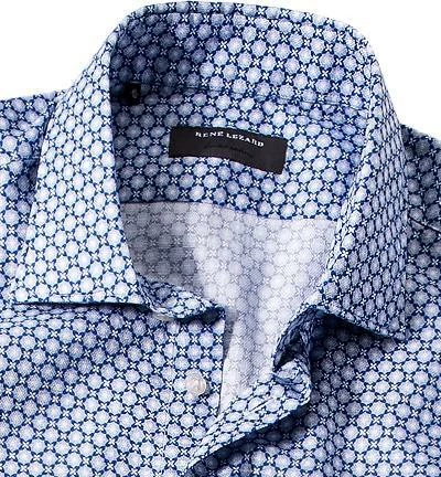 Angebote 🌟 RENÉ LEZARD Hemd 62/07/X972W/2481/550 Baumwolle, Blau-weiß gemustert, Navy blue 👍 2 Angebote 🌟 RENÉ LEZARD Hemd 62/07/X972W/2481/550 Baumwolle, Blau-weiß gemustert, Navy blue 👍 – Bild 2