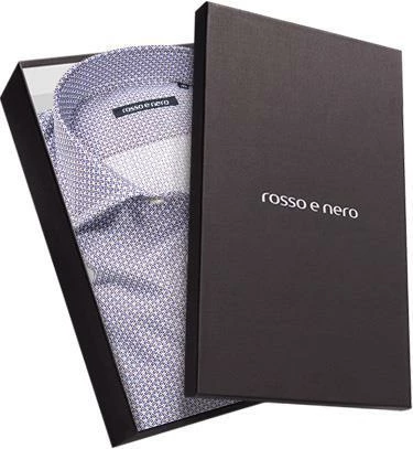 Top 10 😀 rosso e nero Hemd Mexico 0038/9710 Slim Fit, Popeline, Hellbrau-royal gemustert, Blau-braun ❤️ 3 Top 10 😀 rosso e nero Hemd Mexico 0038/9710 Slim Fit, Popeline, Hellbrau-royal gemustert, Blau-braun ❤️ – Bild 3