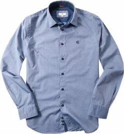 Bestes Angebot 👏 CERRUTI 1881 18CRR81 CERRUTI Hemd 52255/80/26369/797 Extra Slim Fit, Popeline, 👖 Jeansblau meliert, Blau ✨