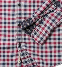 Auslauf 🎉 Lucky de Luca Hemd Nyro 21102/1 Baumwolle, Rot-blau kariert, Red 😀 -Hemden Verkaufsgeschäft 246632 norm3