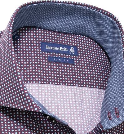 Rabatt ✨ Jacques Britt Hemd Stefano Mix 768280/47 Slim Fit, Popeline, Bordeaux, Bordeaux-hellblau 🛒 2 Rabatt ✨ Jacques Britt Hemd Stefano Mix 768280/47 Slim Fit, Popeline, Bordeaux, Bordeaux-hellblau 🛒 – Bild 2