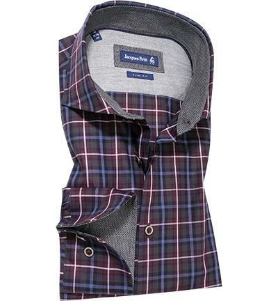 Großhandel 🤩 Jacques Britt Hemd Luigi LP Yoke 768360/47 Slim Fit, Popeline, Blau-bordeaux kariert, Bordeaux ❤️ 1 Großhandel 🤩 Jacques Britt Hemd Luigi LP Yoke 768360/47 Slim Fit, Popeline, Blau-bordeaux kariert, Bordeaux ❤️