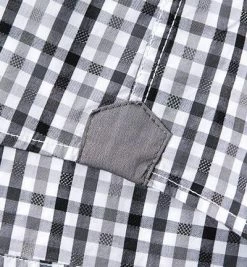 Rabatt 🥰 Strellson Hemd Russel-W 30001486/025 Modern Fit, Popeline, Grau-weiß kariert, Schwarz-grau ✨ -Hemden Verkaufsgeschäft 248641 norm4