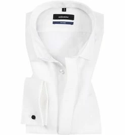 Großhandel 😀 Seidensticker Tailored Kent UMA 245270/01 Hemd, Tailored Fit, Popeline, Weiß 🎁