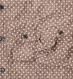 Bester Verkauf 🥰 RENÉ LEZARD Hemd 66/07/X623W/3567/885 Shaped Fit, Popeline, Extra langer Arm, Braun gemustert, Dark brown 🌟 -Hemden Verkaufsgeschäft 249994 norm3