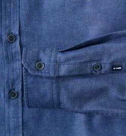 Bester Verkauf 👍 JOOP! Hemd JJSH-06Haye-W 30001320/401 Oxford, Denim meliert, Dunkelblau 🧨 -Hemden Verkaufsgeschäft 250204 norm3