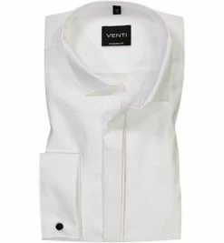 Brandneu ⌛ Venti Slim Fit Kläppchen 001940/000 Hemd, Modern Fit, Popeline, Weiß 😀