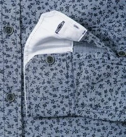 Billig 👏 JOOP! Hemd JJSH-05Hanson K-W 30001314/411 Baumwolle, Nachtblau-weiß gemustert, Marineblau 🧨 -Hemden Verkaufsgeschäft 251045 norm3