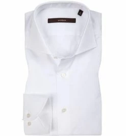 Auslauf 😍 Windsor Hemd Trissio Hai 30007511/199 Shaped Fit, Twill, Weiß 💯