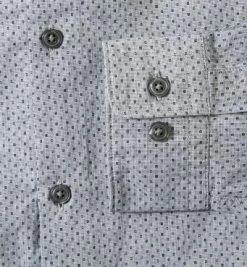 Rabatt 👍 HUGO BOSS Hemd Ridley_36F 50320048/010 Slim Fit, Baumwolle, Anthrazit-weiß gepunktet, Charcoal 🎉 -Hemden Verkaufsgeschäft 255508 norm3