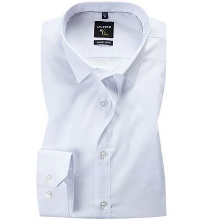 Rabatt ✨ OLYMP Hemd No. Six Super Slim 0467/64/00 Super Slim Fit, Popeline, Weiß 🎉 1 Rabatt ✨ OLYMP Hemd No. Six Super Slim 0467/64/00 Super Slim Fit, Popeline, Weiß 🎉
