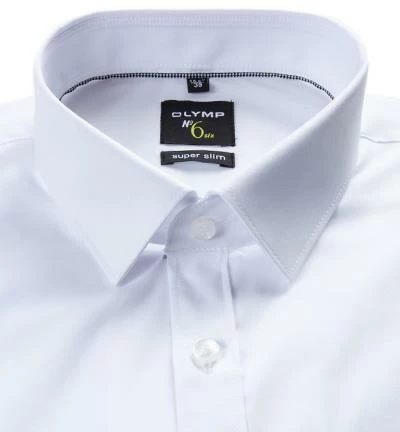 Rabatt ✨ OLYMP Hemd No. Six Super Slim 0467/64/00 Super Slim Fit, Popeline, Weiß 🎉 2 Rabatt ✨ OLYMP Hemd No. Six Super Slim 0467/64/00 Super Slim Fit, Popeline, Weiß 🎉 – Bild 2