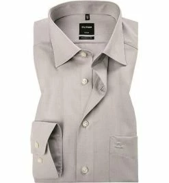 Bestpreis 👏 OLYMP Hemd Luxor Modern Fit 0304/64/63 Baumwolle, Silbergrau 🛒