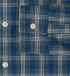 Angebote 🌟 Strellson Hemd Seamus-W 30003334/440 Slim Fit, Baumwolle, Blau kariert, Blau 👏 -Hemden Verkaufsgeschäft 258765 norm3