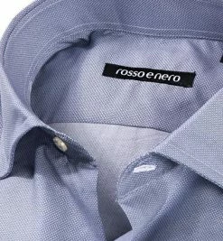 Angebote 🌟 rosso e nero Hemd Essence Line 50/B111/blue-white Slim Fit, Baumwolle, Bleu-weiß gemustert 🎉 -Hemden Verkaufsgeschäft 259822 norm2