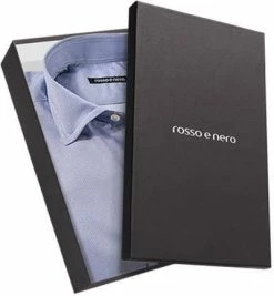 Angebote 🌟 rosso e nero Hemd Essence Line 50/B111/blue-white Slim Fit, Baumwolle, Bleu-weiß gemustert 🎉 -Hemden Verkaufsgeschäft 259822 norm3