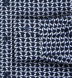 Auslauf 🔔 JOOP! Hemd JJSH-10Hanson-W 30003300/415 Popeline, Nachtblau-blau gemustert, Navy 🥰 -Hemden Verkaufsgeschäft 259919 norm3