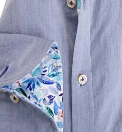 Top 10 ⌛ Jacques Britt Hemd Luigi LPPS W 865350/14 Slim Fit, Batist, Rauchblau, Dunkelblau ✔️ -Hemden Verkaufsgeschäft 261867 norm3