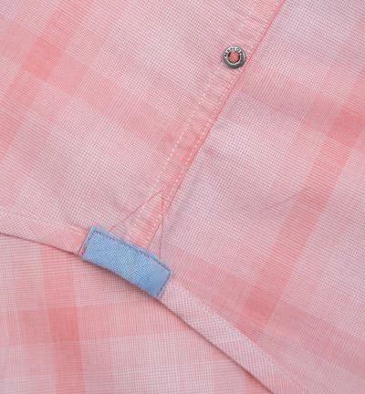 Brandneu 🤩 Marc O'Polo Hemd 723/7251/41018/I30 Kurzarmhemd, Shaped Fit, Popeline, Rot-weiß kariert, Coral ✨ 4 Brandneu 🤩 Marc O'Polo Hemd 723/7251/41018/I30 Kurzarmhemd, Shaped Fit, Popeline, Rot-weiß kariert, Coral ✨ – Bild 4