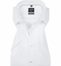 Besorgen 💯 OLYMP Hemd No. Six Super Slim 0466/12/00 Kurzarmhemd, Super Slim Fit, Baumwoll-Stretch, Weiß 👏