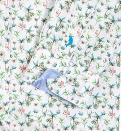 Rabatt 😍 Lucky de Luca Hemd Santo 31515/1 Popeline, Weiß-grün gemustert, Palm print 🔥 -Hemden Verkaufsgeschäft 262378 norm3