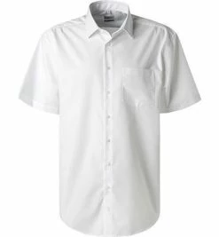 Bester Verkauf 😉 Seidensticker Comfort Kent 312421/01 Kurzarmhemd, Comfort Fit, Popeline, Weiß ⌛