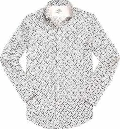 Auslauf 🔔 Ben Sherman Hemd Kent MA13367/A47 Regular Fit, Popeline, Weiß-blau gemustert, Bright white 😍