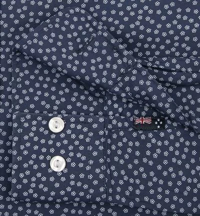 Bester Verkauf ⭐ N.Z.A. Hemd 17BN530/navy Popeline, Navy gemustert 🔔 3 Bester Verkauf ⭐ N.Z.A. Hemd 17BN530/navy Popeline, Navy gemustert 🔔 – Bild 3