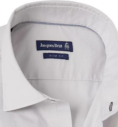 Großhandel 🛒 Jacques Britt Hemd John AL W. 875030/30 Slim Fit, Popeline, Hellgrau 🤩 2 Großhandel 🛒 Jacques Britt Hemd John AL W. 875030/30 Slim Fit, Popeline, Hellgrau 🤩 – Bild 2