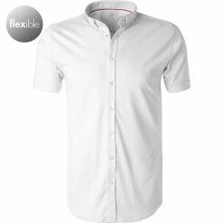 Besorgen 🔥 DESOTO Hemd B.D. 21031-3/001 Kurzarmhemd, Slim Fit, Jersey, Weiß 🥰