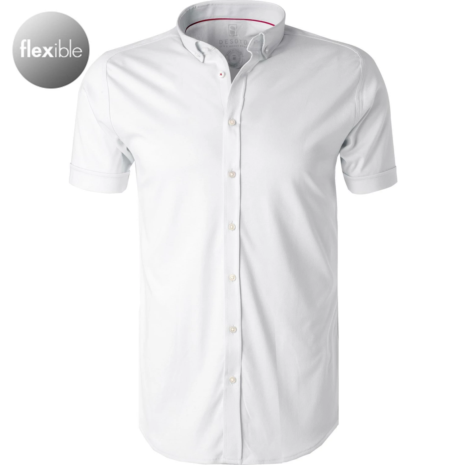 Besorgen 🔥 DESOTO Hemd B.D. 21031-3/001 Kurzarmhemd, Slim Fit, Jersey, Weiß 🥰 1 Besorgen 🔥 DESOTO Hemd B.D. 21031-3/001 Kurzarmhemd, Slim Fit, Jersey, Weiß 🥰