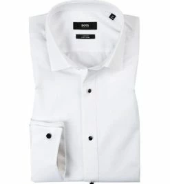 Bestes Angebot 🤩 BOSS Hemd Jant 50373393/100 Slim Fit, Popeline, Weiß, White 🌟