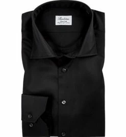 Angebote 😍 Stenströms Fitted Body 602771/1465/600 Hemd, Baumwolle, Schwarz 💯