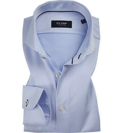 Neu ⭐ OLYMP Signature OLYMP Hemd Signature 8585/84/10 Tailored Fit, Baumwolle, Bleu, Hellblau 🧨 1 Neu ⭐ OLYMP Signature OLYMP Hemd Signature 8585/84/10 Tailored Fit, Baumwolle, Bleu, Hellblau 🧨