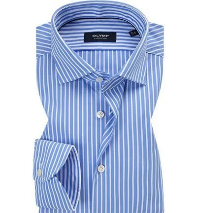 Bestes Angebot 🛒 OLYMP Signature OLYMP Hemd Signature 8510/84/11 Tailored Fit, Baumwolle, Bleu-weiß gestreift, Bleu ⭐ 1 Bestes Angebot 🛒 OLYMP Signature OLYMP Hemd Signature 8510/84/11 Tailored Fit, Baumwolle, Bleu-weiß gestreift, Bleu ⭐