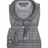 Brandneu 🤩 Marc O'Polo Hemd 728/7339/42098/P79 Shaped Fit, Baumwolle, Grau kariert, Grey 👍