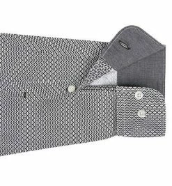 Schlussverkauf 💯 Marc O'Polo Hemd 728/7338/42158/P79 Shaped Fit, Baumwolle, Schwarz gemustert, Black 🛒 -Hemden Verkaufsgeschäft 273234 norm4