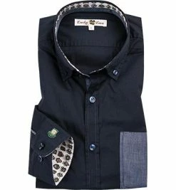 Am billigsten ⌛ Lucky de Luca Hemd Santo 41545/3 Popeline, Dunkelblau, Navy 🎁