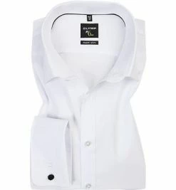 Bestes Angebot 🎉 OLYMP Hemd No. Six Super Slim 0420/65/00 Super Slim Fit, Popeline, Weiß 🛒