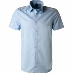 Top 10 ⭐ OLYMP Hemd Level Five Body Fit 6090/12/10 Kurzarmhemd, Popeline, Bleu, Hellblau 😉