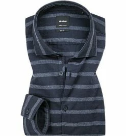 Brandneu ✨ Strellson Hemd Shayne-W1 30006823/420 Slim Fit, Baumwolle, Navy gestreift, Blau 👍