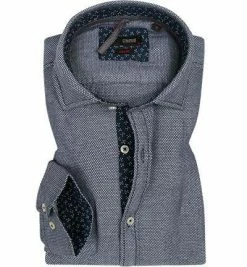 Rabatt 😀 CINQUE Hemd Cispuky 9033/5338/69 Slim Fit, Baumwolle, Blau gemustert, Marine 😉