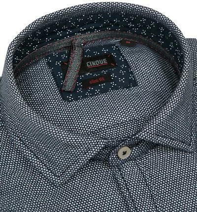 Rabatt 😀 CINQUE Hemd Cispuky 9033/5338/69 Slim Fit, Baumwolle, Blau gemustert, Marine 😉 2 Rabatt 😀 CINQUE Hemd Cispuky 9033/5338/69 Slim Fit, Baumwolle, Blau gemustert, Marine 😉 – Bild 2