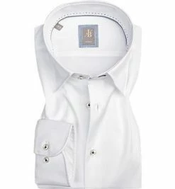 Besorgen 🔥 Jacques Britt Slim Fit Messina Kent 950576/01 Hemd, Twill, Weiß 🤩